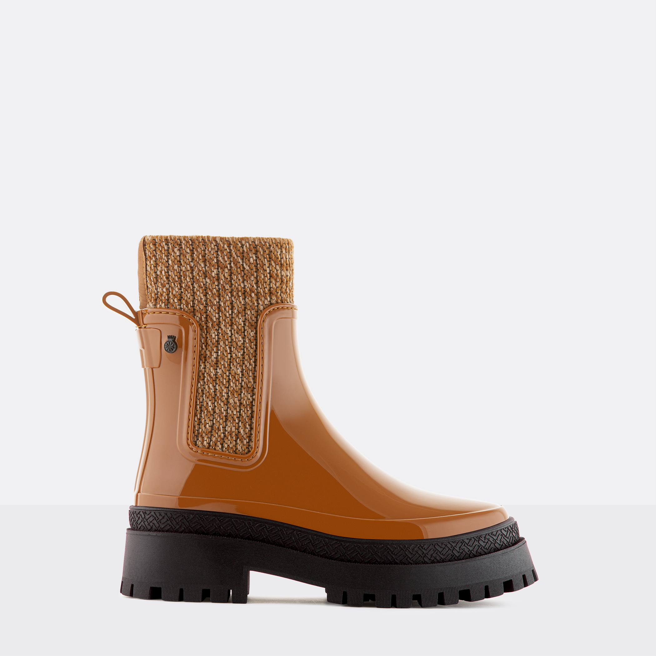 Lemon Jelly Women Boots Vegan Brown Chunky Boots EMELY 03 10020171