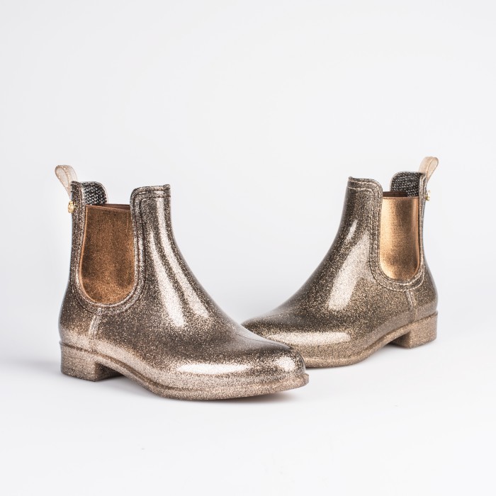 Gold Ankle Boot