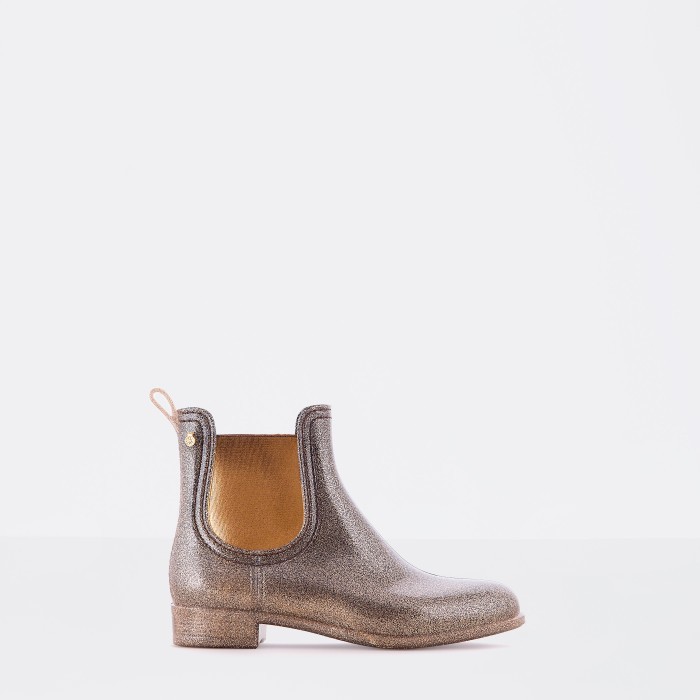 Gold Ankle Boot