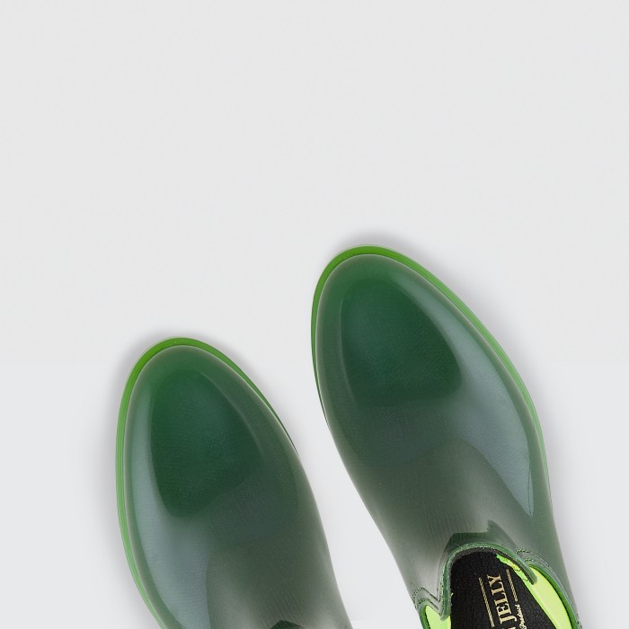 Lemon Jelly | Green Waterproof Ankle Boot | Women PISA 01