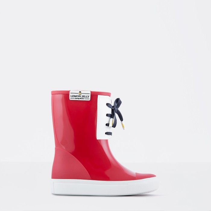 Red Ankle Boot