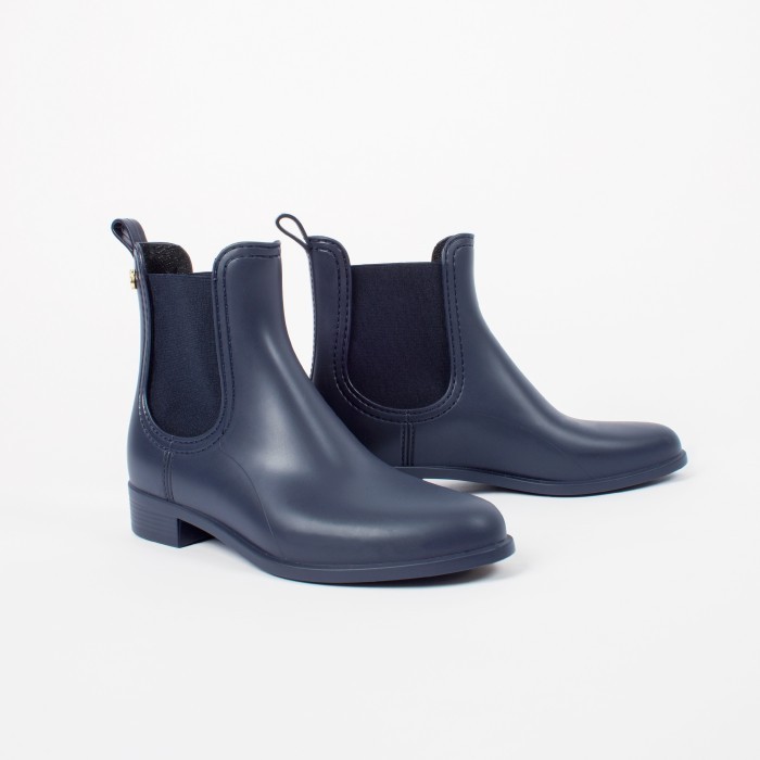 Lemon Jelly | Blue Matte Rain Boots | Jelly Shoes SPLASH 03