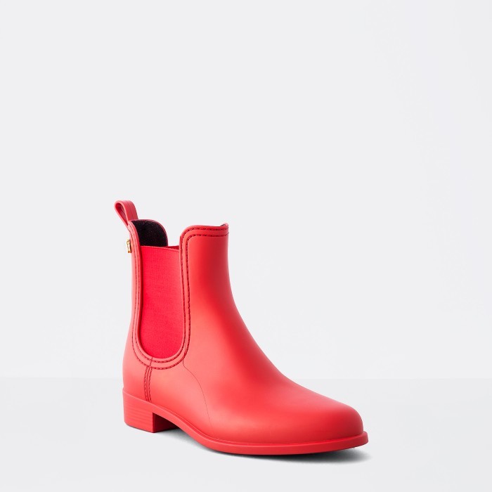 Lemon Jelly | Red Matte Rain Boots | Jelly Shoes SPLASH 05 - 10012067