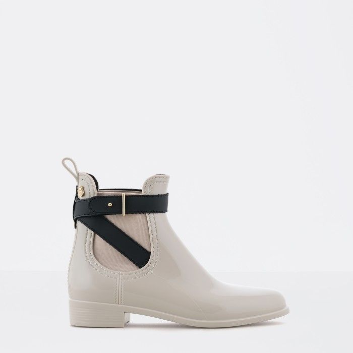 Beige Ankle Boot