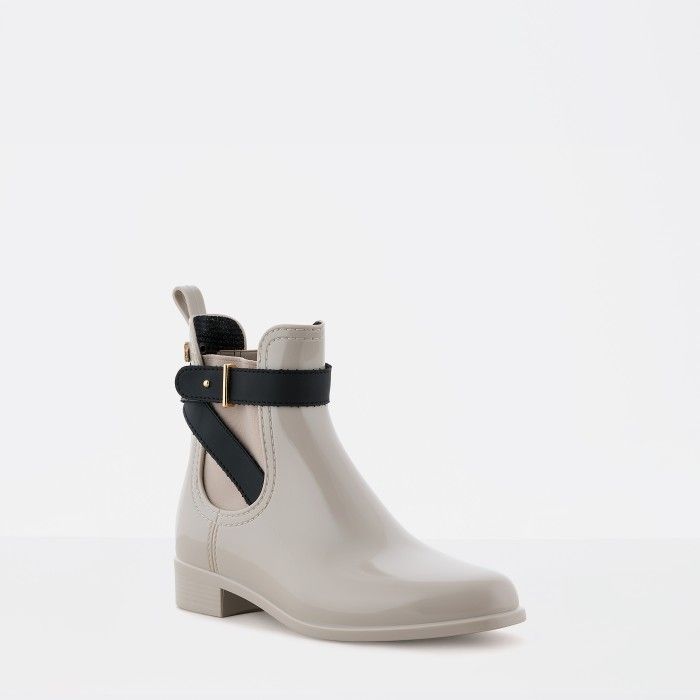 Beige Ankle Boot
