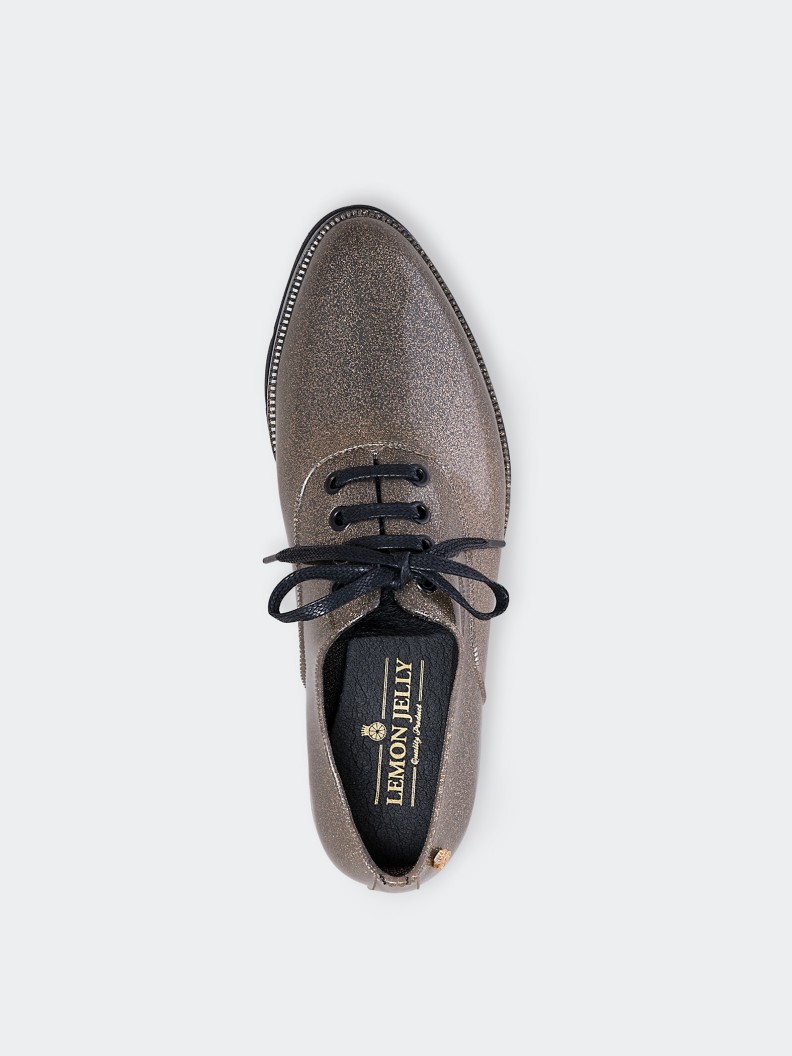 Miriam Transparent Gold/Glitter