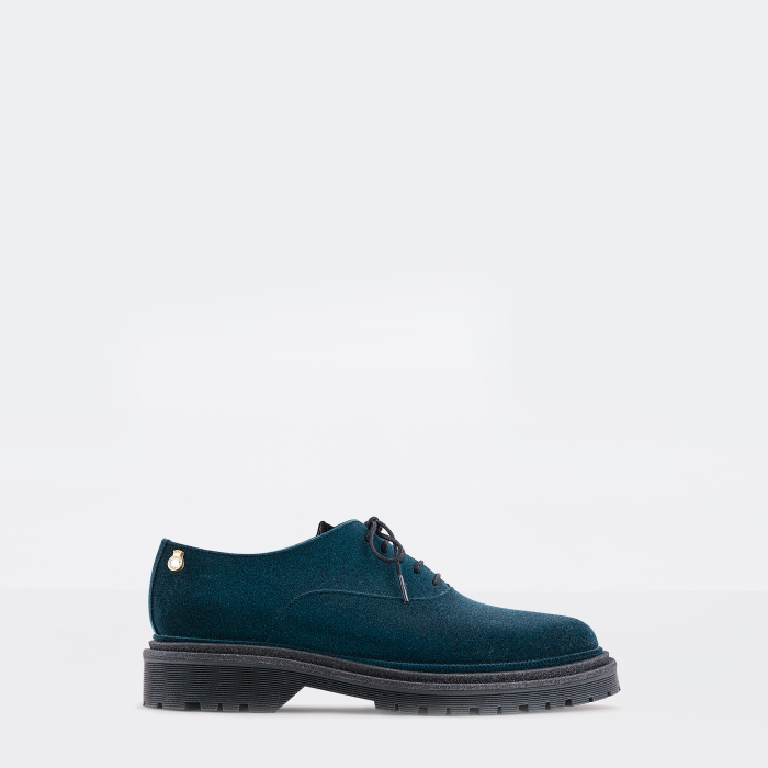 Lemon Jelly | Flocked Blue Oxford Shoes with Glitter LEE 02 - 10014044