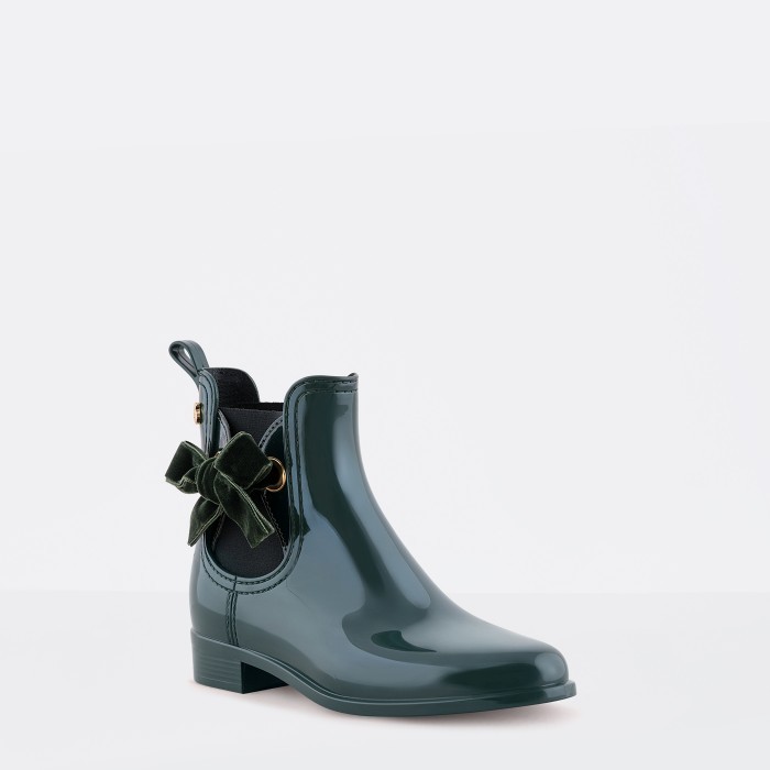 Lemon Jelly | Green Rain Boots with a 