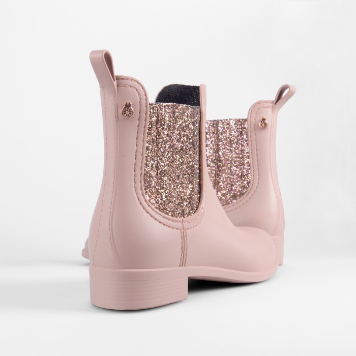 Lemon Jelly | Pink Matte Rain Boots with Glitter | Women CASS 03 - 10014176