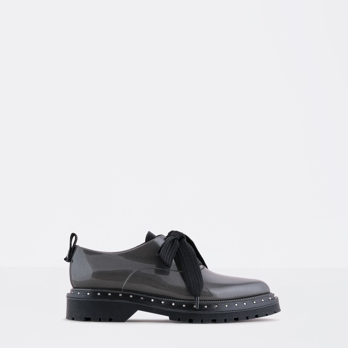 Lemon Jelly | Grey Oxford Shoes with Platform and Laces HAZE 02