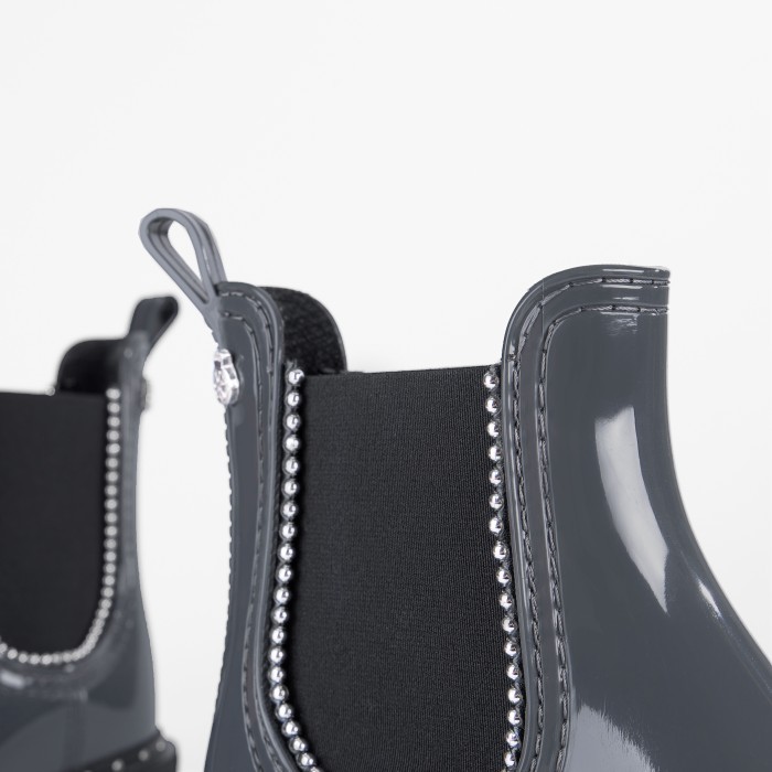 Lemon Jelly | Grey Rain Boot with Studs | Women KARA 02 - 10014216