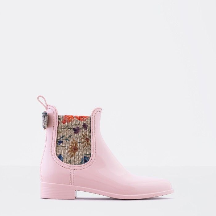 Lemon Jelly | Pink Chelsea Boots in Plastic | Woman FLORENCE 02