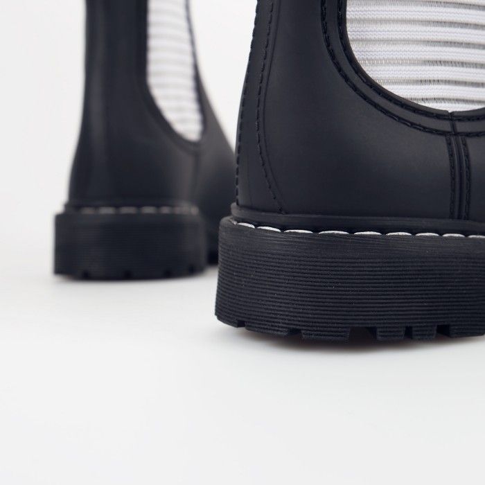 Lemon Jelly | Black Platform Rain Boots | Woman RYAN 01 - 10014900
