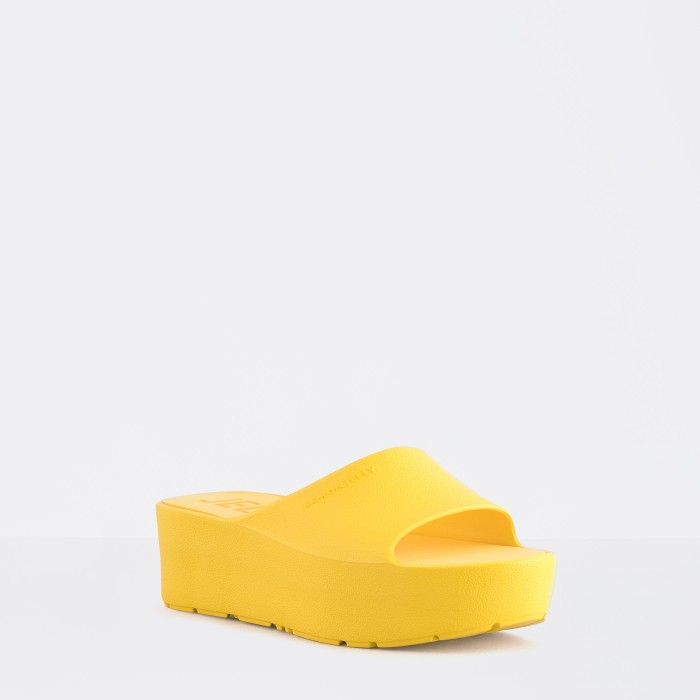 Lemon Jelly | Yellow Platform Slides for Woman SUNNY 04