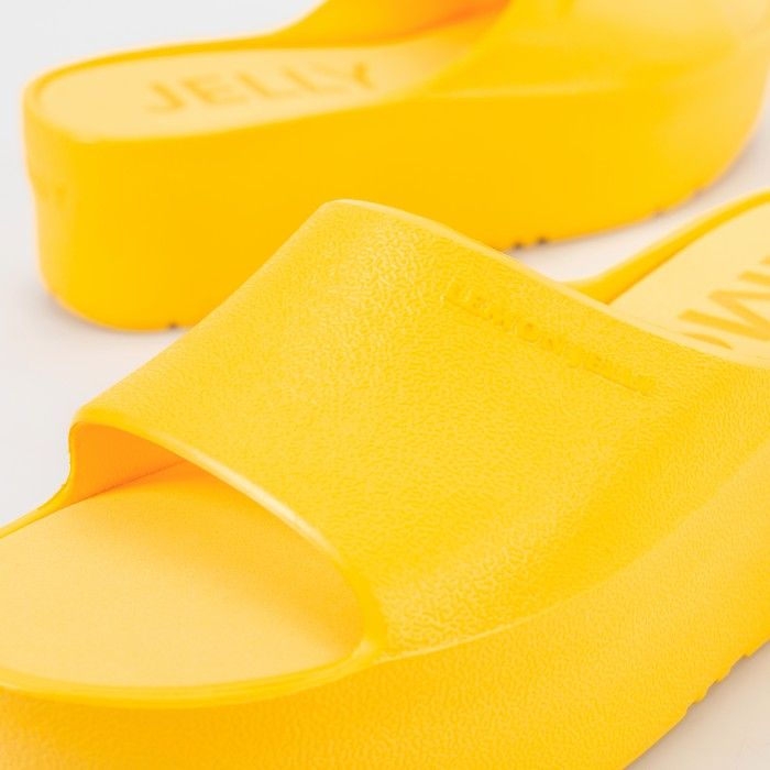 Lemon Jelly | Yellow Platform Slides for Woman SUNNY 04