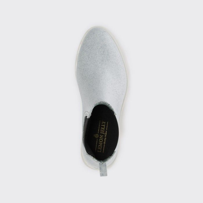 Lemon Jelly | White Recycled Ankle Boots with Heel LINDSEY 03 - 10015733
