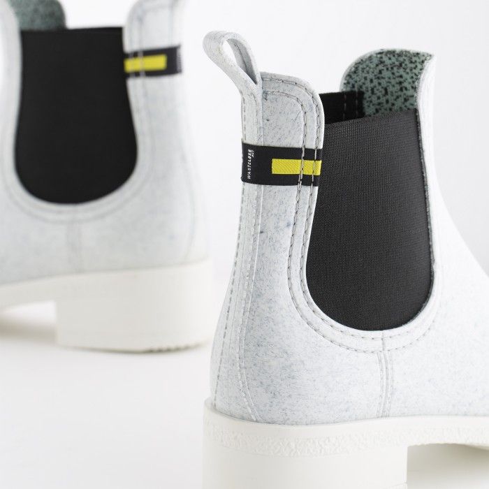 Lemon Jelly | White Recycled Ankle Boots with Heel LINDSEY 03 - 10015733
