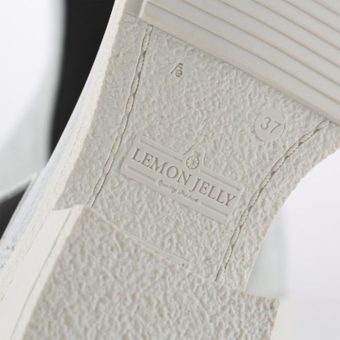Lemon Jelly | White Recycled Ankle Boots with Heel LINDSEY 03 - 10015733