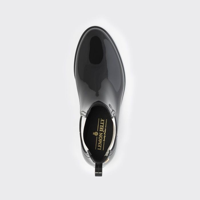 Lemon Jelly | Black/White Chelsea Boots | Vegan Shoes PISA 33 - 10015743