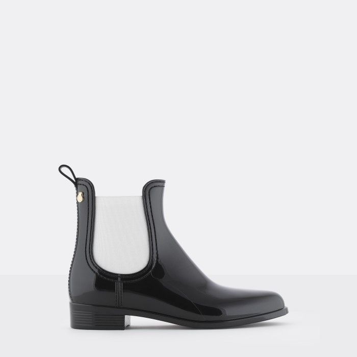 Lemon Jelly | Black/White Chelsea Boots | Vegan Shoes PISA 33 - 10015743