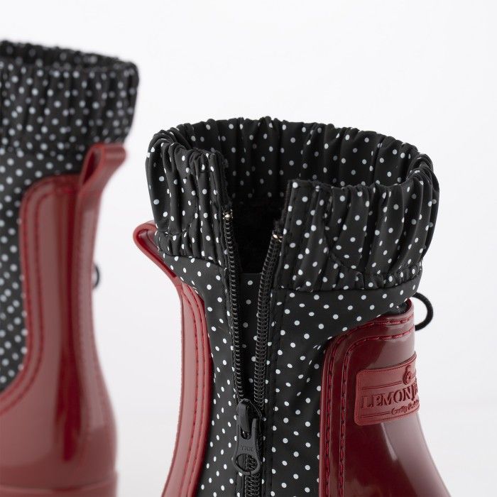 Lemon Jelly | Botas Vermelhas Cano Mdio | Botas Vegan NESSA 02 - 10015751