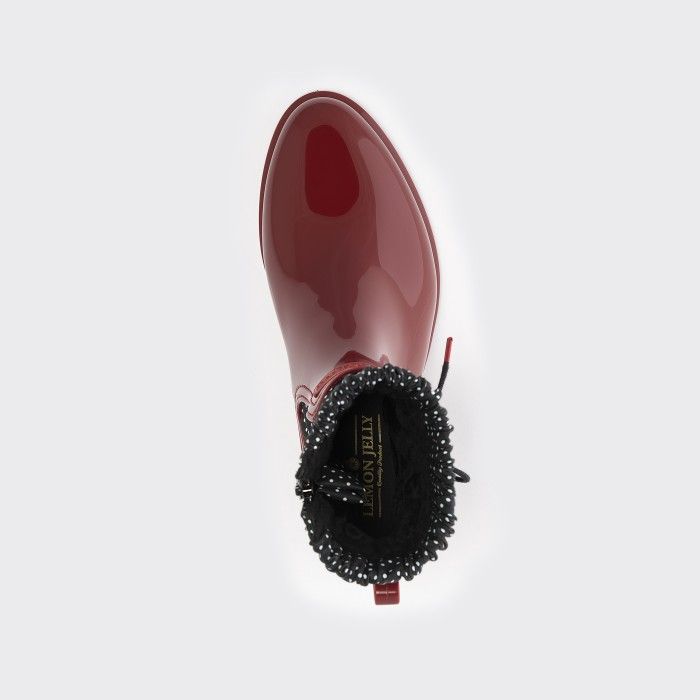 Lemon Jelly | Botas Vermelhas Cano Mdio | Botas Vegan NESSA 02 - 10015751