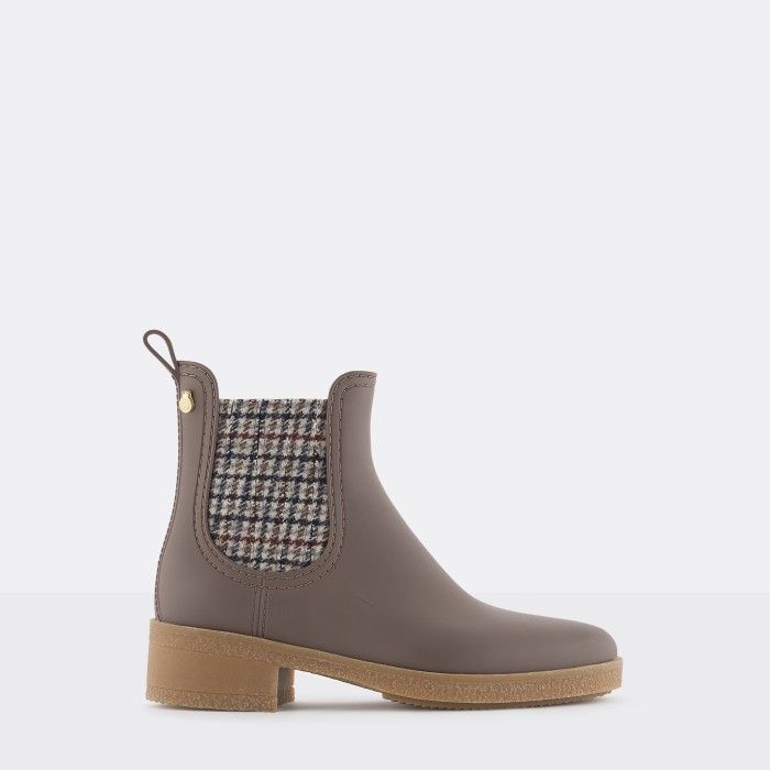 Lemon Jelly | Borwn Heeled Bootie with  Pattern LOGAN 02 - 10015793