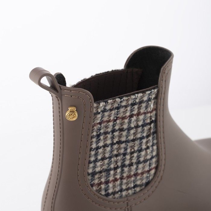 Lemon Jelly | Borwn Heeled Bootie with  Pattern LOGAN 02 - 10015793