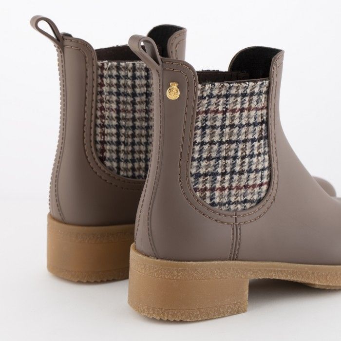 Lemon Jelly | Borwn Heeled Bootie with  Pattern LOGAN 02 - 10015793