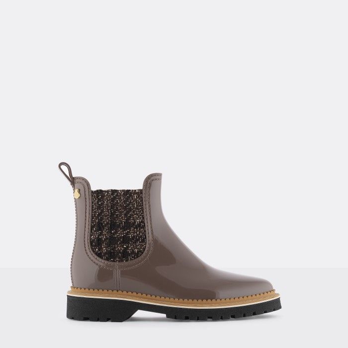 Lemon Jelly | Brown Platform Boots with Pattern | Women IZA 02 - 10015814