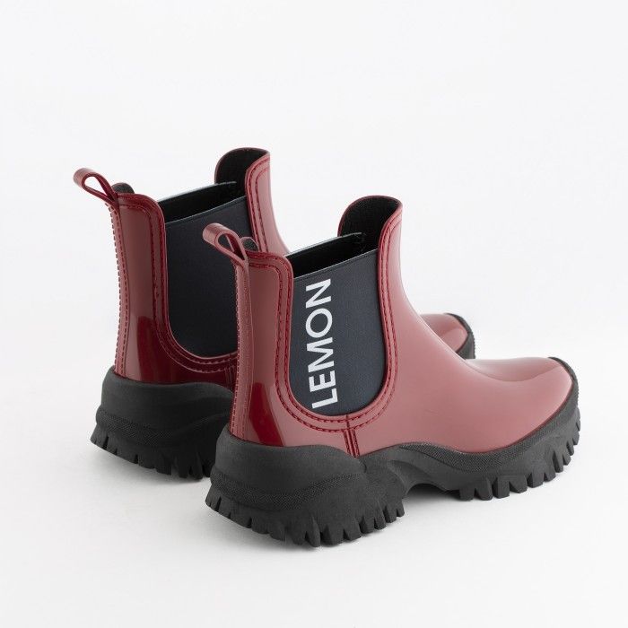 Lemon Jelly | Red Sporty Low Boots | Women | Vegan JAYDEN 04 - 10015820