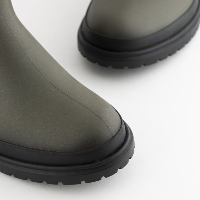 Lemon Jelly | Women Green Low Boots with Padded Collar AVERY 03 - 10015857