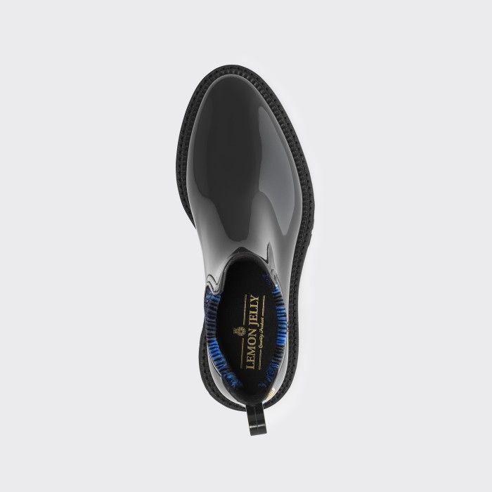 Lemon Jelly | Black Platform Boots with Pattern | Women ADISON 01 - 10015675