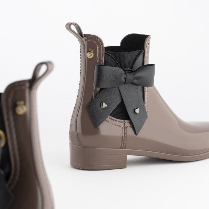 Lemon Jelly | Brown Chelsea Boots Castanhos with Bow BREANNA 03