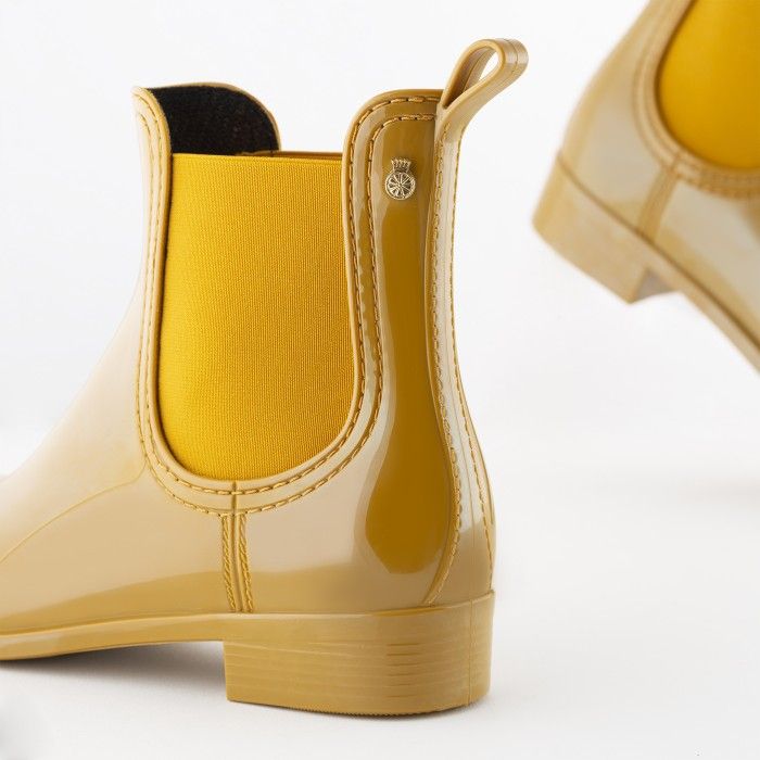 Lemon Jelly | Rusted Gold Rain Boots  Jelly Shoes COMFY 28