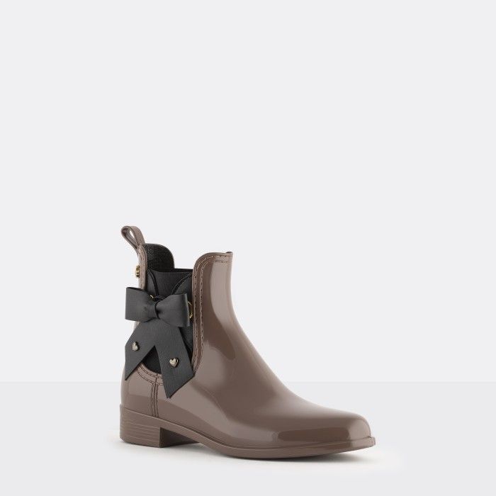 Lemon Jelly | Brown Chelsea Boots Castanhos with Bow BREANNA 03