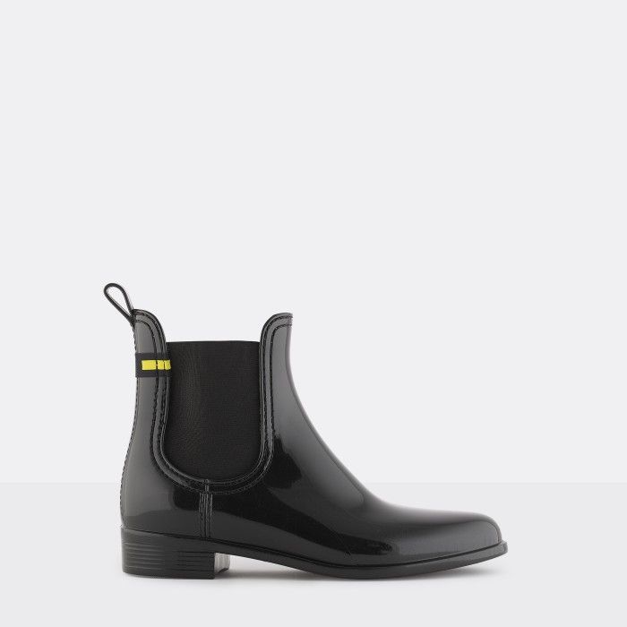 Lemon Jelly | Black Recycled Boots Chelsea Style Women BRISA 01 - 10015658