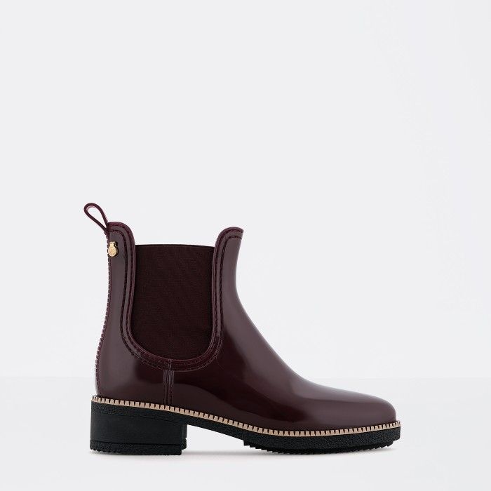 Lemon Jelly | Wine Heel Ankle Boots Fur Interior WARM AVA 02 - 10015785