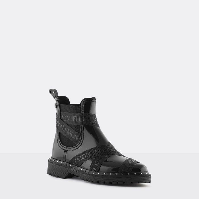 Lemon Jelly | Black Platform Ankle Boots | Women FRANKIE 01 - 10013999