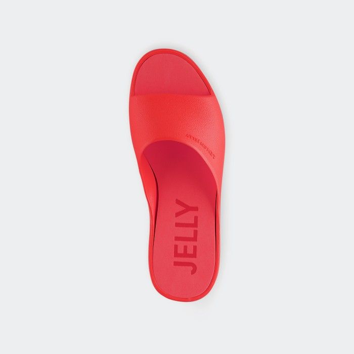 Lemon Jelly | Red Platform Slides for Woman SUNNY 02