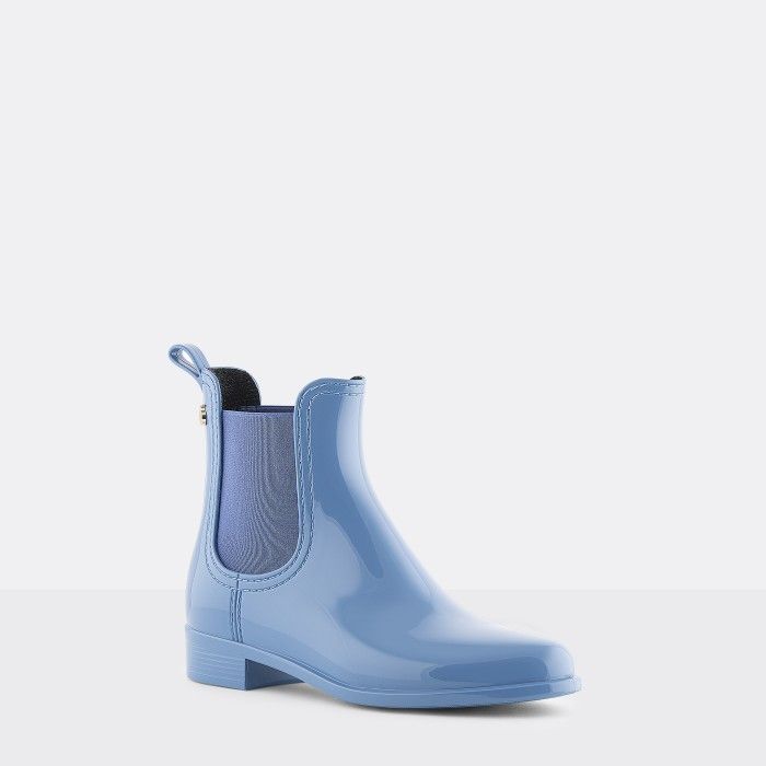Lemon Jelly | Blue Chelsea Boots | Vegan Shoes | Women COMFY 40