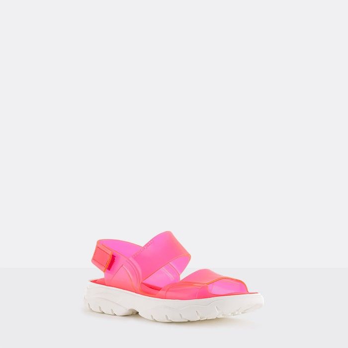 Lemon Jelly | Pink Vegan Sandals with Sporty Woman Style JUNO 04