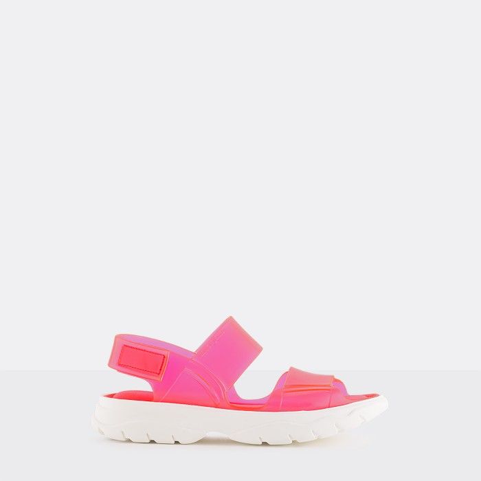 Lemon Jelly | Pink Vegan Sandals with Sporty Woman Style JUNO 04
