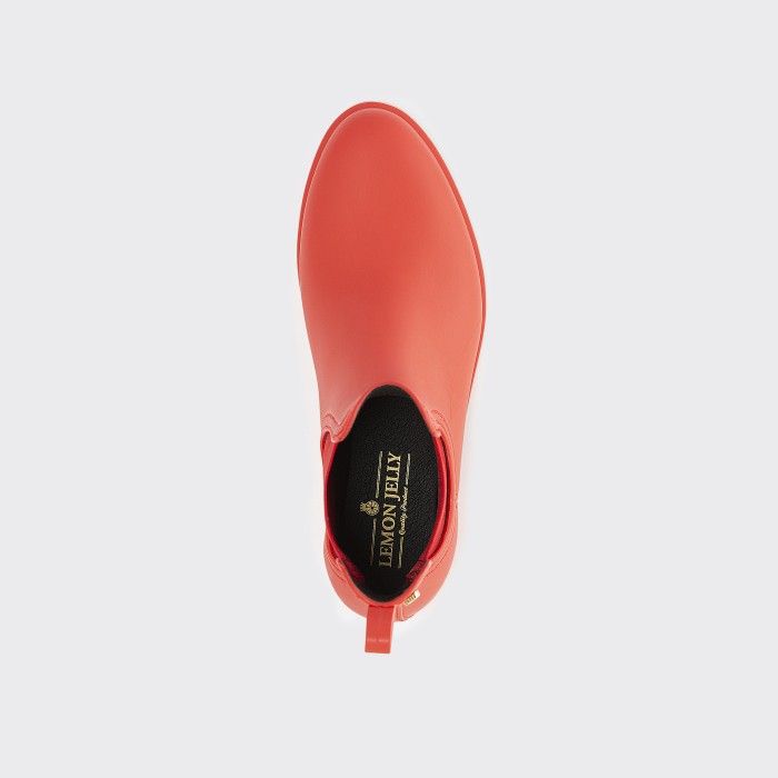 Lemon Jelly | Botas Chelsea Vermelhas Mate | Vegan SPLASH 17 - 10016671