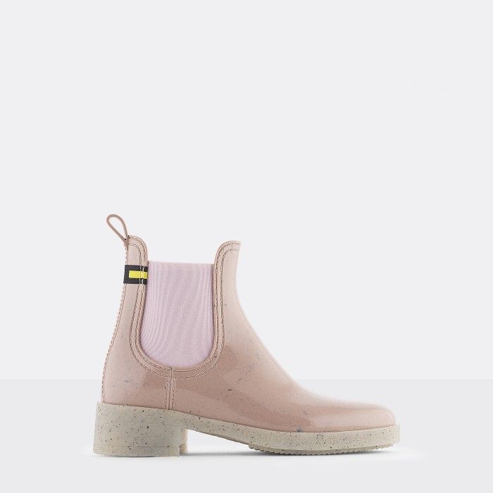 Lemon Jelly | Pink Recycled Woman Ankle Boots w/ Heel LINDSEY 03