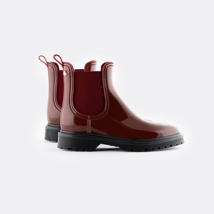 Lemon Jelly Women's Vegan Bordeaux Ankle Boots BLOCK 20 - 10017419