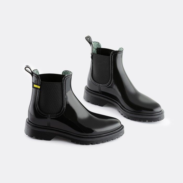 Lemon Jelly Women's Vegan Recycled Black Ankle Boots MAREN 08 - 10017363