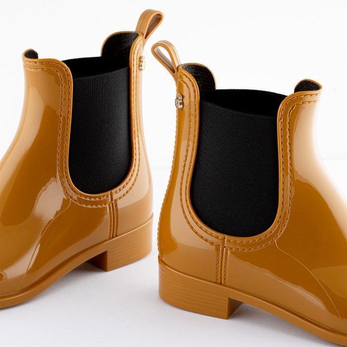Lemon Jelly Woman | Vegan Yellow Rain Ankle Boots PISA 38 - 10017389