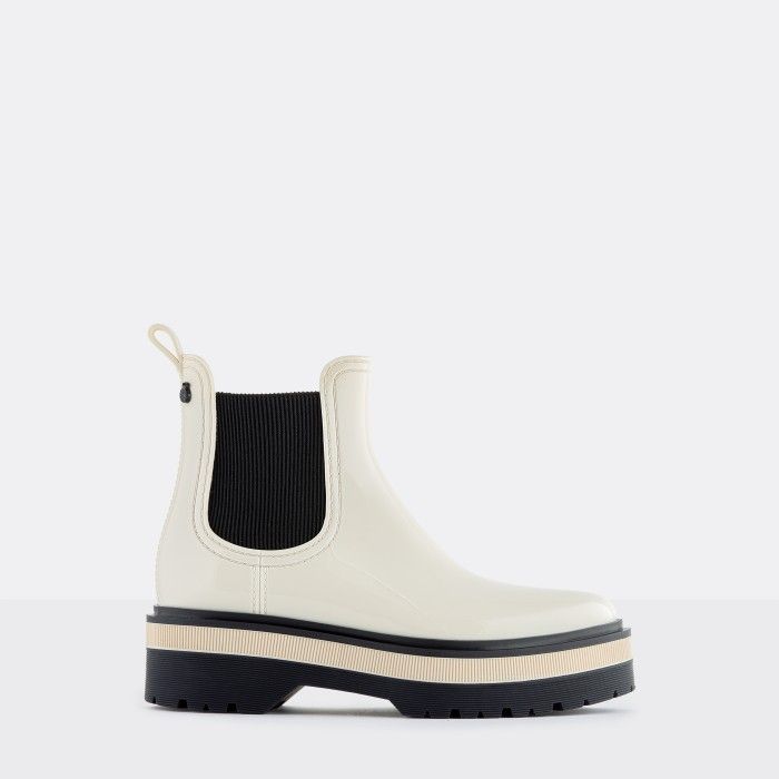Lemon Jelly Women's Vegan Beige Low Boots with Platform NETTY 02 - 10017460