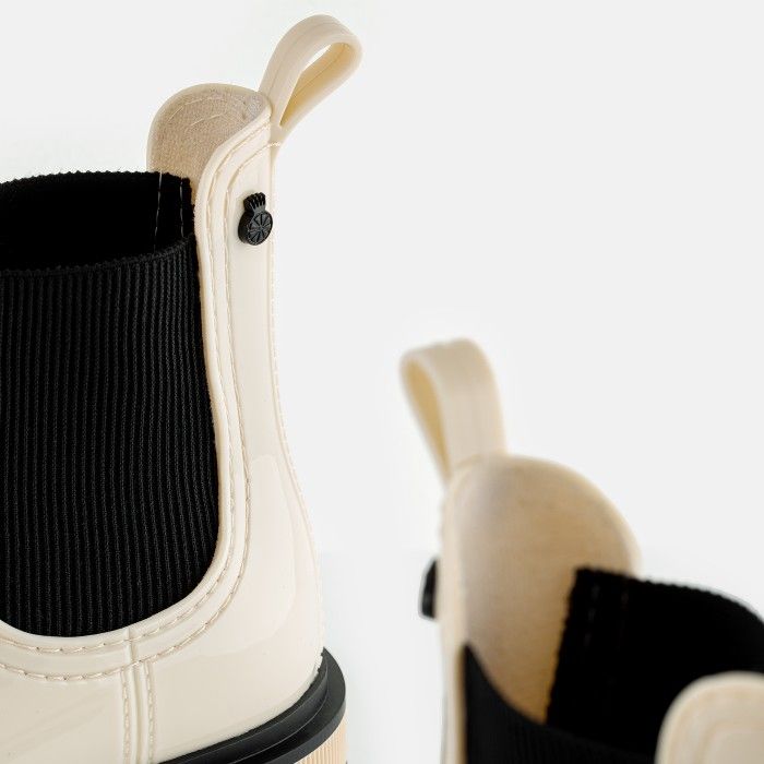 Lemon Jelly Women's Vegan Beige Low Boots with Platform NETTY 02 - 10017460